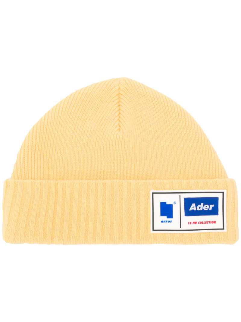 Ader Error шапка ребристая вязаная